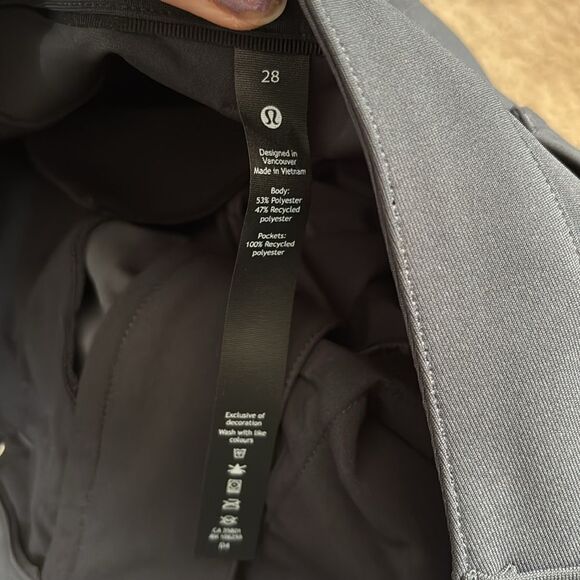 Lululemon ABC Pant Slim 32" *Warpstreme size 28x32 lululemon men’s - Picture 2 of 7